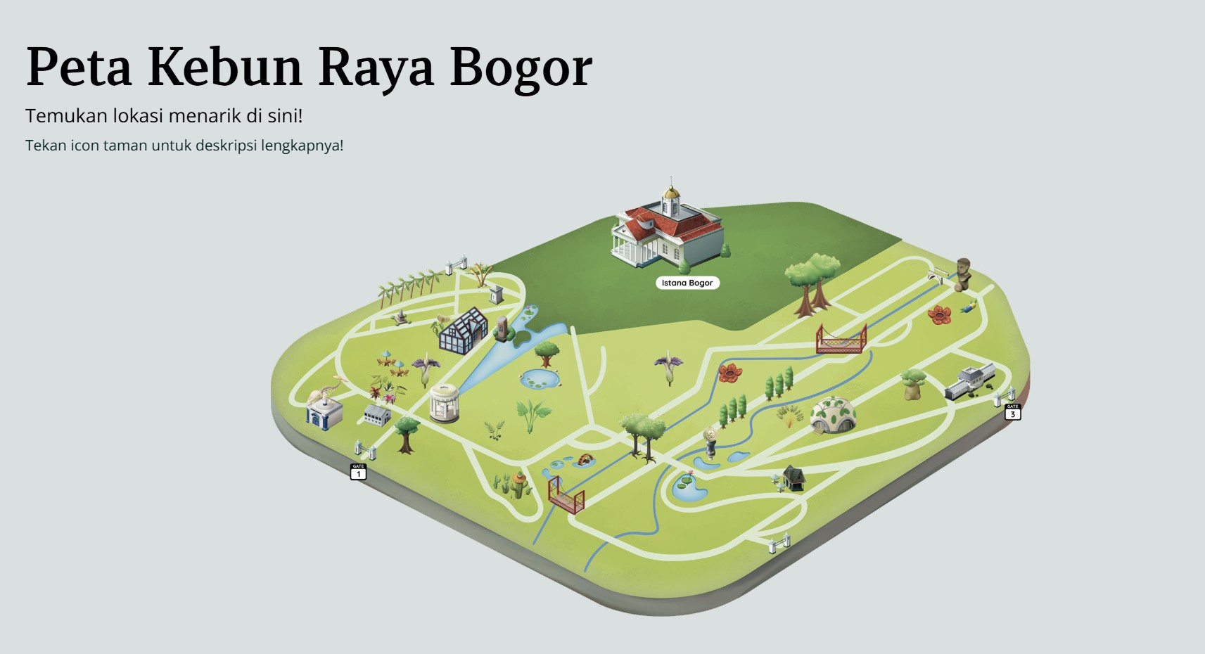 Info Kebun Raya Bogor Cek harga tiket masuk terbaru (WeekdayWeekend), jam buka, spot foto ikonik (Istana, Taman Mexico), dan aturan piknik terbaru. (4)-new